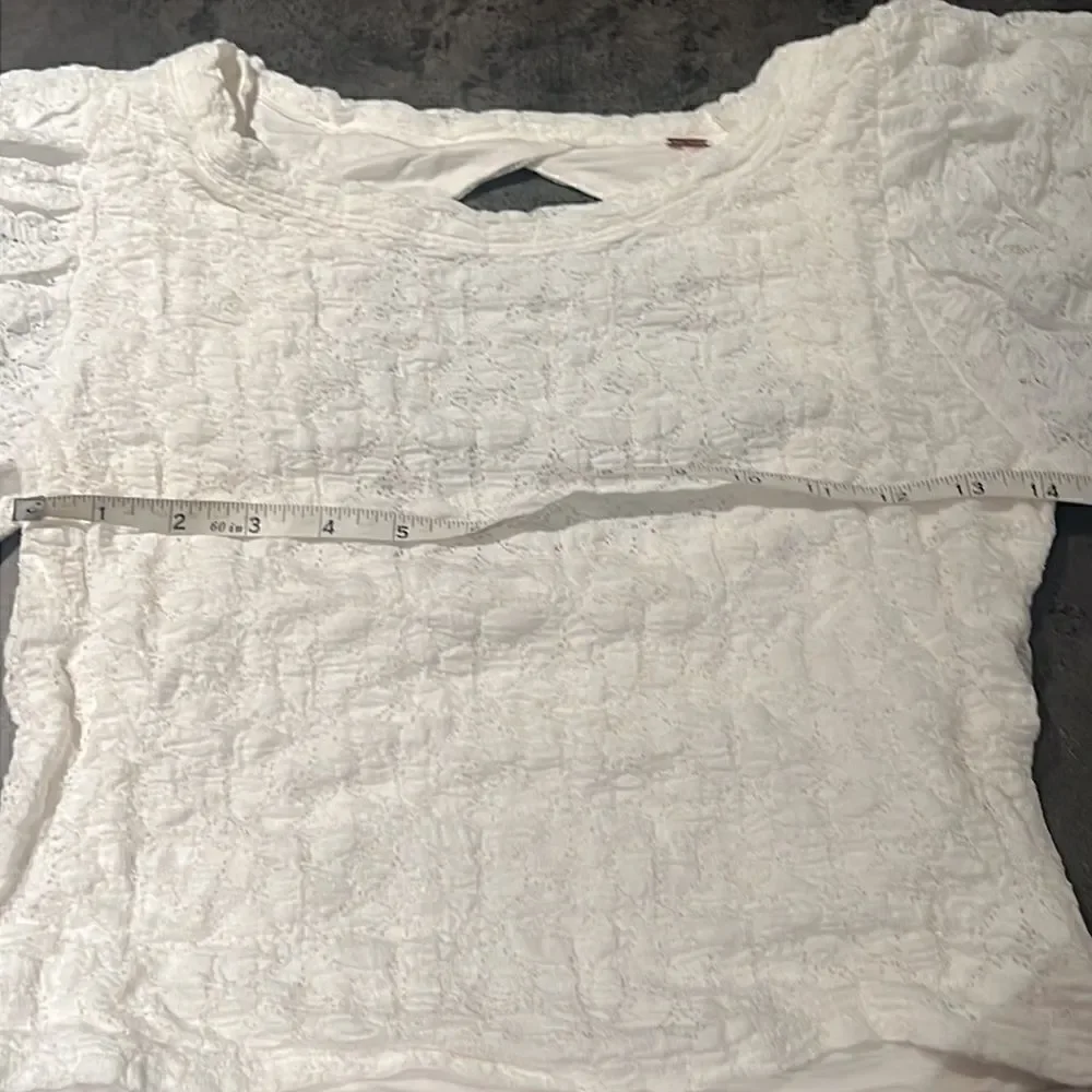 NWT Free People cropped long sleeves top M